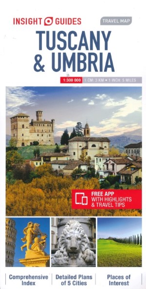 Wegenkaart – landkaart Travel Map Tuscany & Umbria – Toscane & Umbrië | Insight Guides