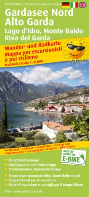 Wandelkaart Gardasee Nord | Publicpress