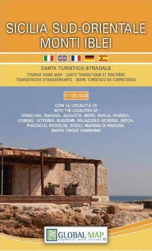 Wegenkaart – landkaart – Fietskaart Sicilia sud-orientale – Monti Iblei | Global Map