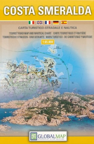 Wegenkaart – landkaart – Wandelkaart Costa Smeralda | Global Map