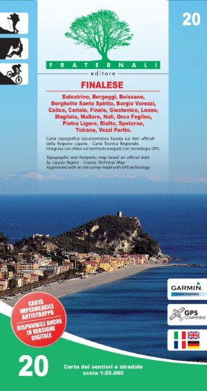 Wandelkaart 20 Finalese | Fraternali Editore