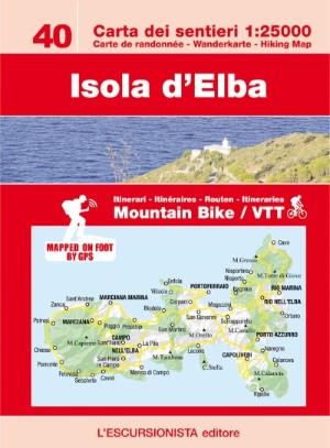Wandelkaart 40 Isola d’Elba | L’Escursionista editore