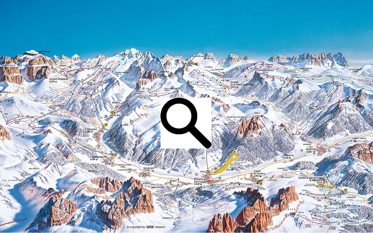 Skigebied Val di Fassa