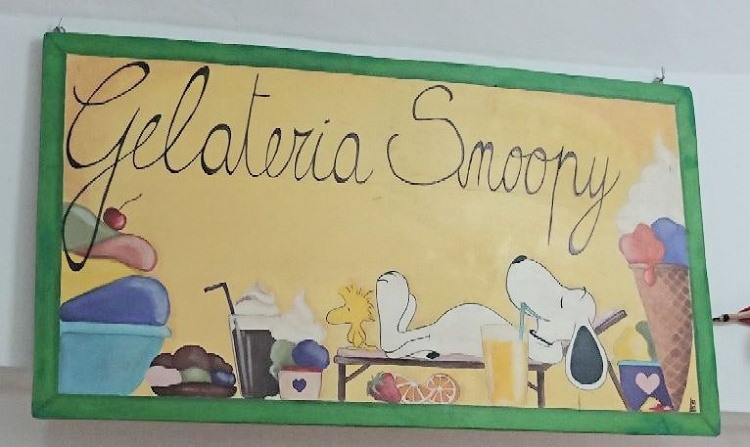 Cortona, Gelateria Snoopy
