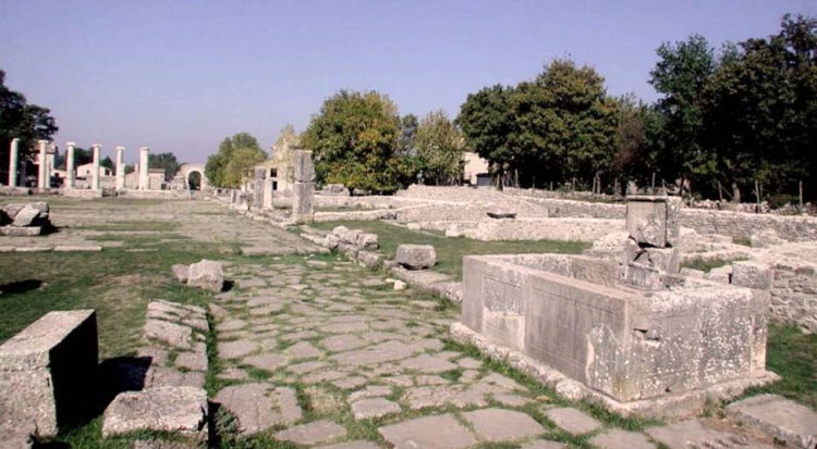 Romeinse ruïnes in Saepinum nabij Campobasso