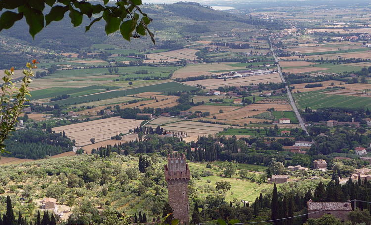 Cortona uitzicht